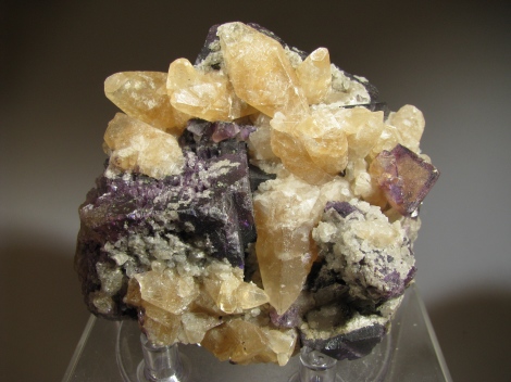 Fluorite, Calcite - Brazil